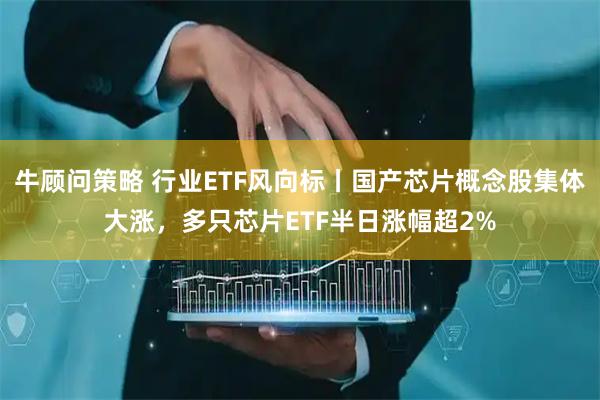 牛顾问策略 行业ETF风向标丨国产芯片概念股集体大涨,多只芯片ETF半日涨幅超2%